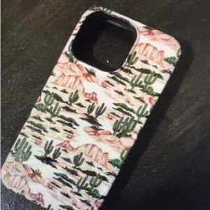 Cactus Pattern Phone Case - Multicolor